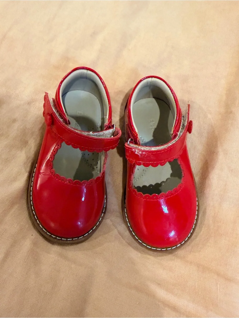 Elephantito Red Patent Mary Jane Shoes for Kids